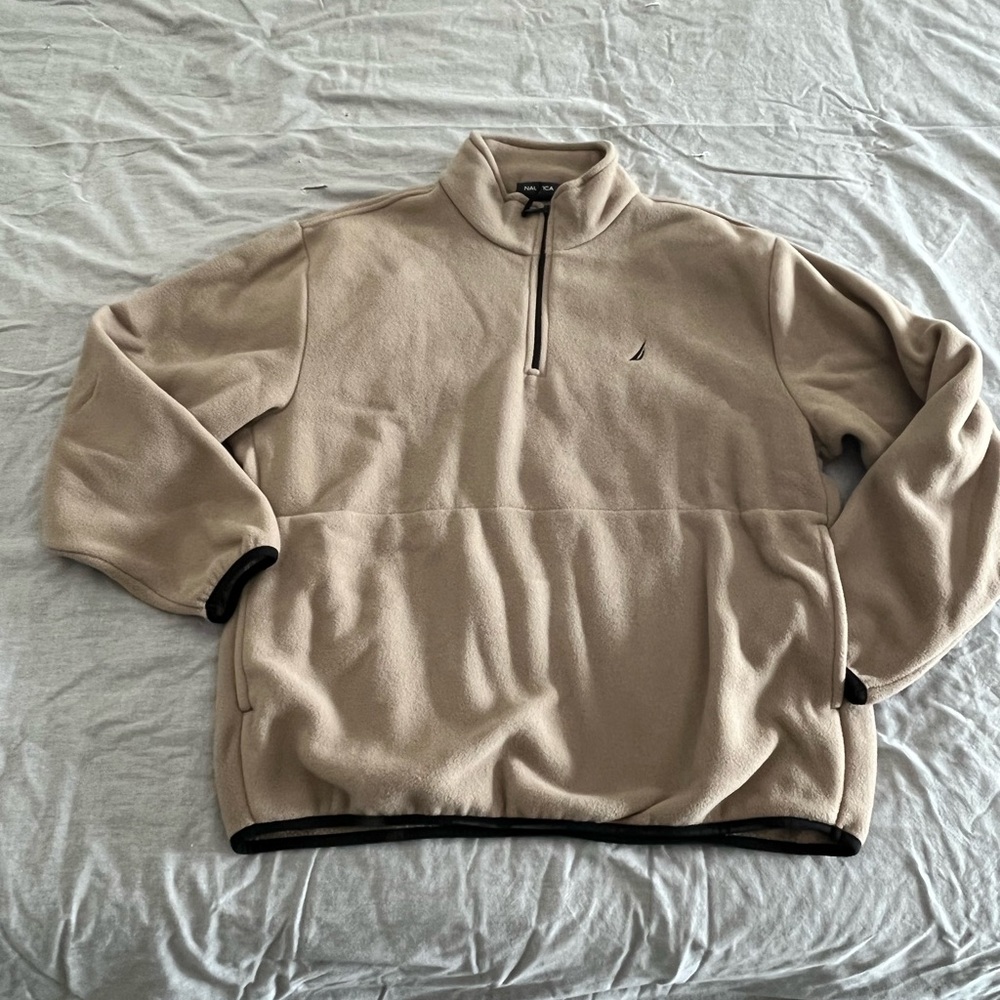 Nautica Men's Zip-Up Fleece Sweater